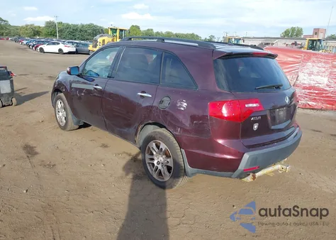 2007 Acura Mdx Technology Package z USA, uszkodzony, nr VIN 2HNYD284X7H543799